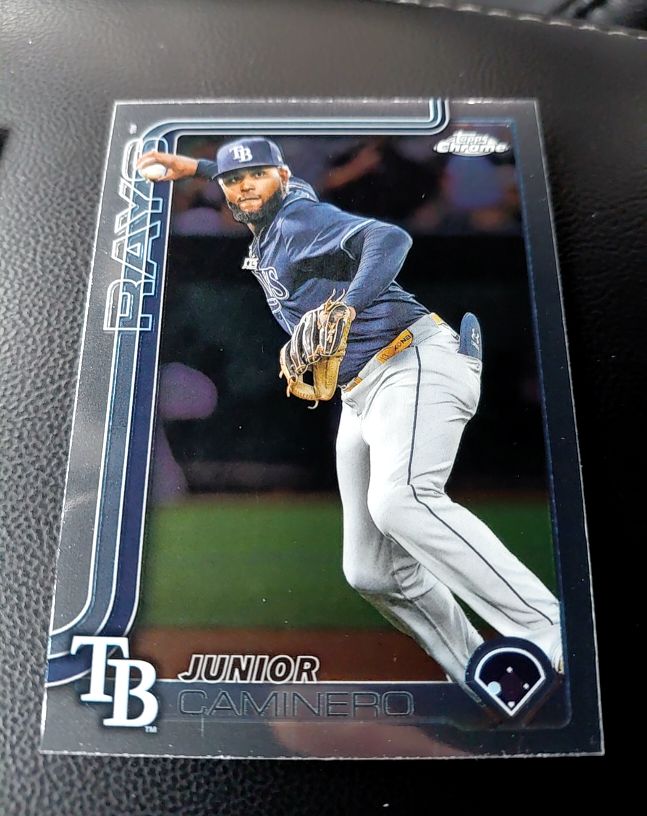 2025 Topps Chrome Update #USC109 Junior Caminero — front