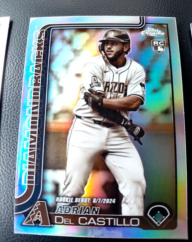 2025 Topps Chrome Update #US267 Adrian Del Castillo Rookie Debut — front