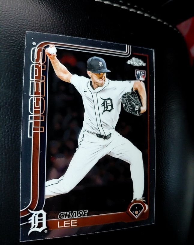 2025 Topps Chrome #RC Chase Lee — front
