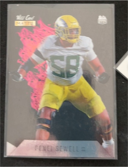 2021 Wild Card Matte #MRHR-17 Penei Sewell — front