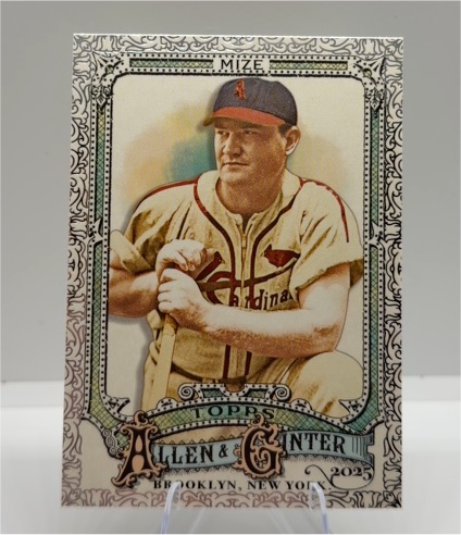 2025 Topps Allen & Ginter #344 Johnny Mize — front