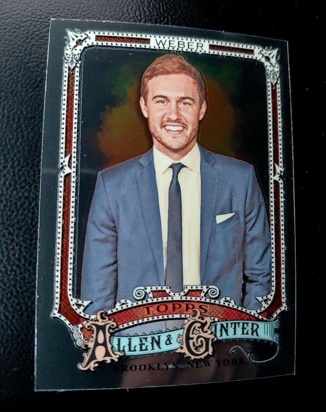 2025 Topps Allen & Ginter Chrome #263 Peter Weber — front