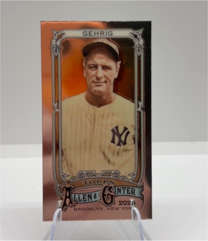 2025 Topps Allen & Ginter #6 Lou Gehrig — front