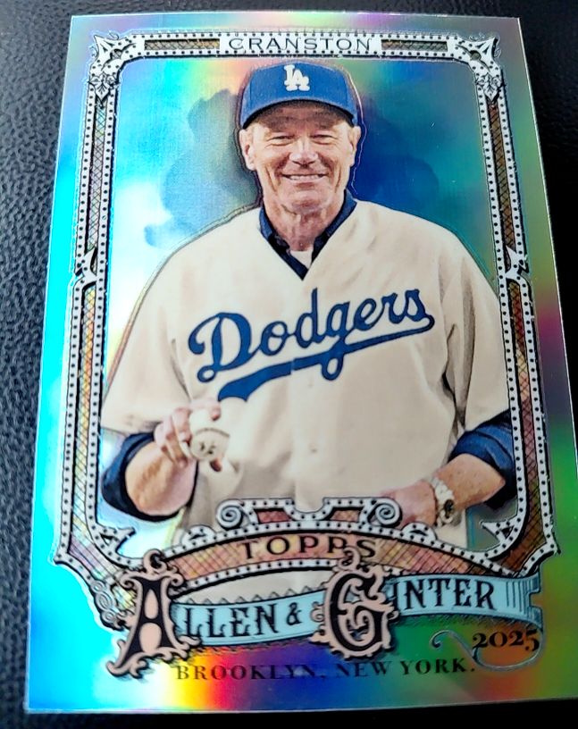 2025 Topps Allen & Ginter #209 Bryan Cranston — front