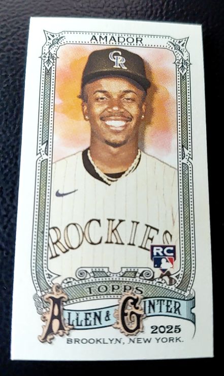 2025 Topps Allen & Ginter #102 Adael Amador — front