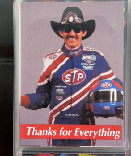1992 STP/First Brands Daytona 500 #9 Richard Petty Thanks for Everything — front