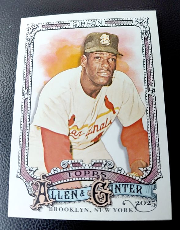 2025 Topps Allen & Ginter #61 Bob Gibson — front
