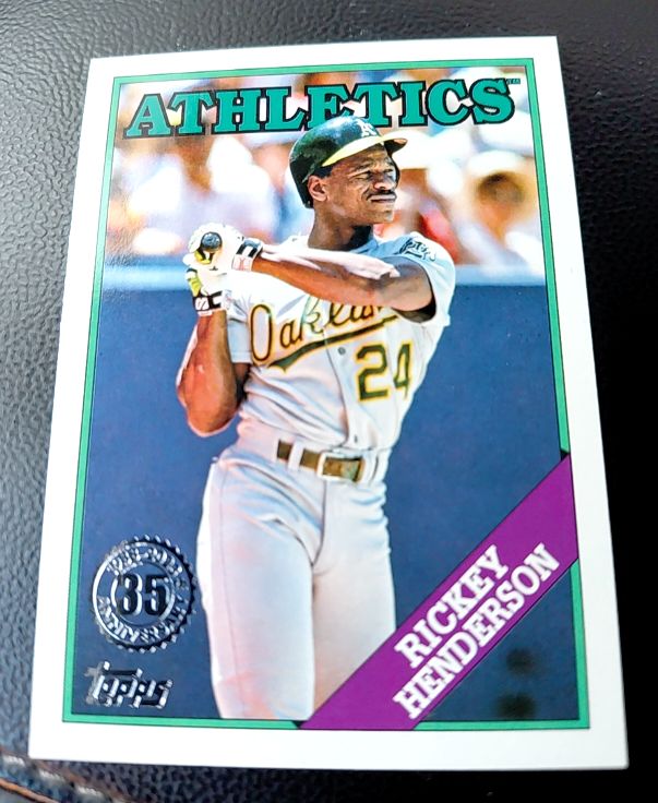 2023 Topps Series 1 1988 Topps #T88-60 Rickey Henderson — front