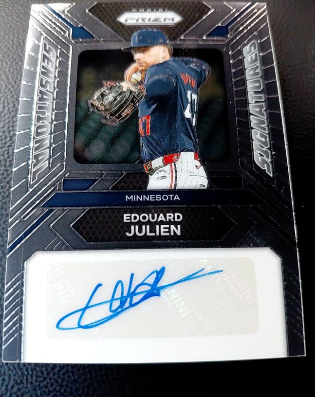 2024 Panini Prizm #SS-EJ Edouard Julien Sensational Signatures — front