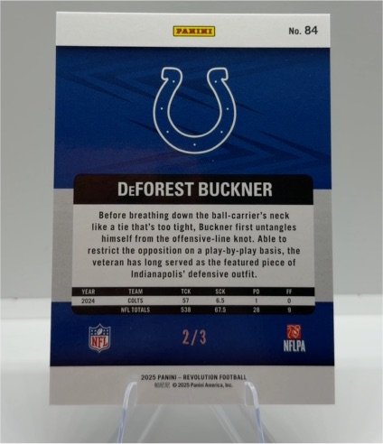 2025 Panini Revolution #84 DeForest Buckner — front