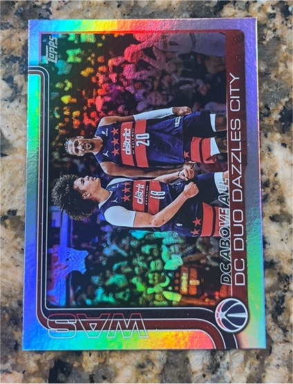 2025-26 Topps #285 DC Above All: DC Duo Dazzles City — front