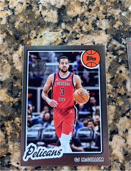 2025-26 Topps Basketball #80BK-40 CJ McCollum — front