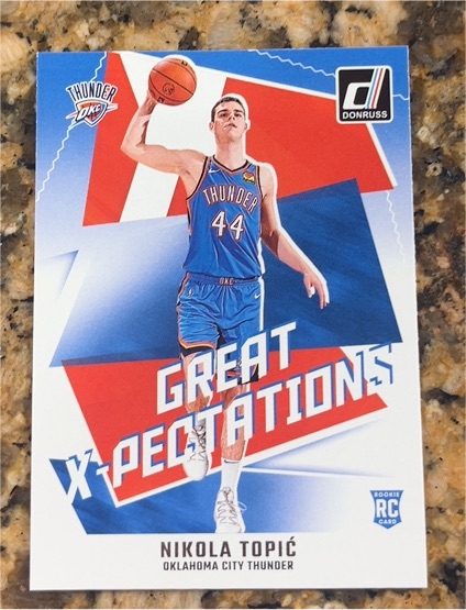 2024-25 Donruss Great X-Pectations #12 Nikola Topić — front