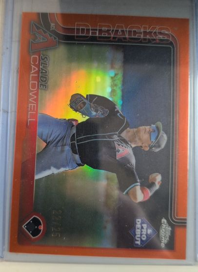 2025 Topps Pro Debut Chrome #PDC-184 Slade Caldwell — front