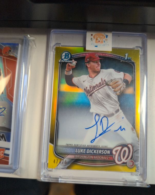 2025 Bowman Chrome #CPA-LDI Luke Dickerson — front