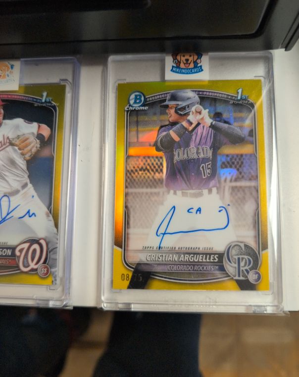 2025 Bowman Chrome #15 Cristian Arguelles — front