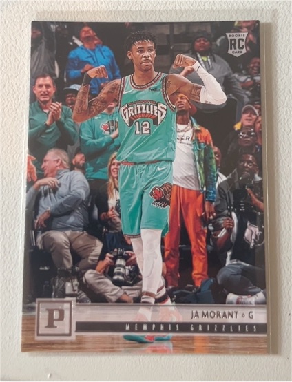 2019-20 Panini Chronicles #116 Ja Morant Rookie Card — front