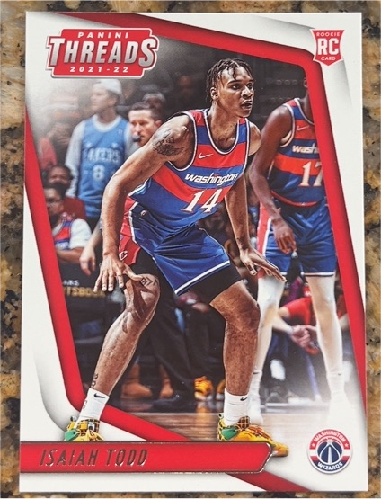 2021-22 Panini Chronicles Threads #98 Isaiah Todd — front