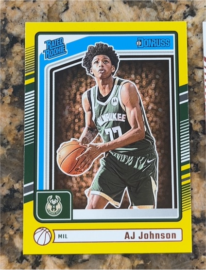 2024-25 Panini Donruss #222 AJ Johnson — front