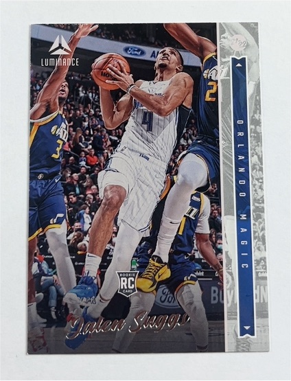 2021-22 Panini Chronicles Luminance #257 Jalen Suggs — front