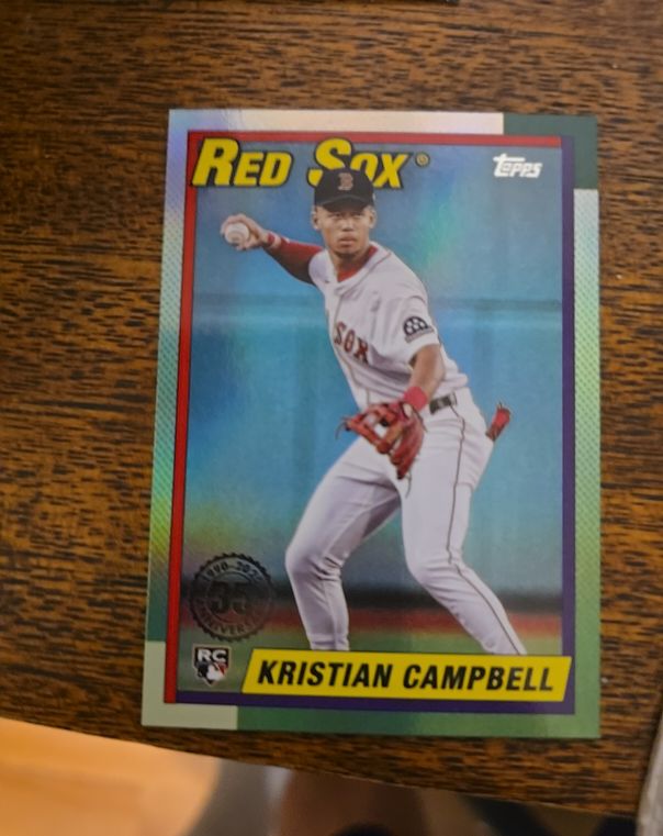 2025 Topps Update 1990 35th Anniversary #U90-36 Kristian Campbell — front