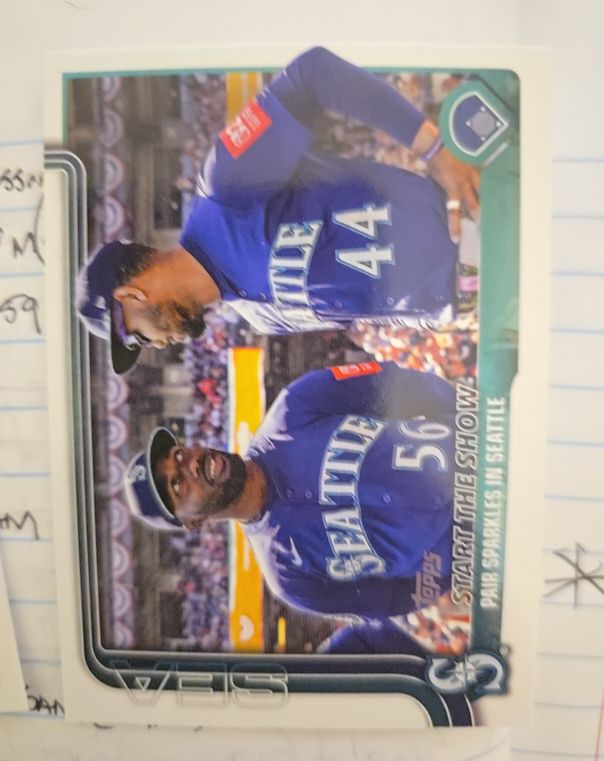 2025 Topps Update #US244 Julio Rodríguez / Randy Arozarena — front