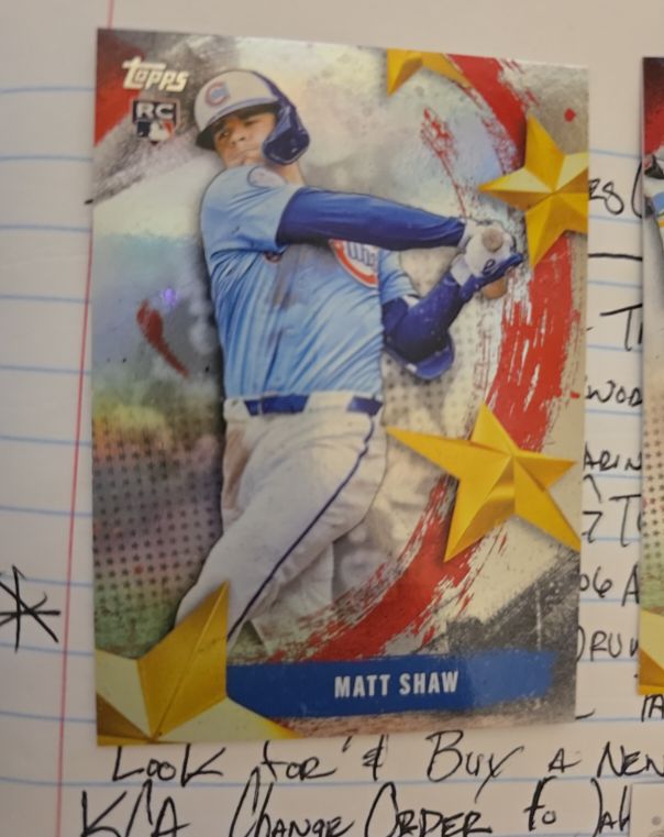 2025 Topps Series 1 #SMLB-31 Matt Shaw — front
