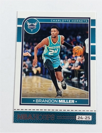 2024-25 Panini NBA Hoops #224 Brandon Miller — front