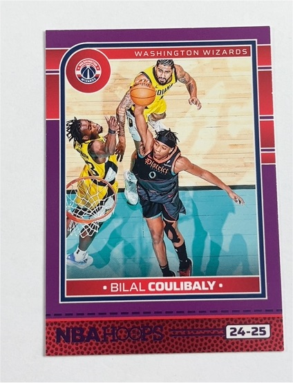 2024-25 Panini NBA Hoops #96 Bilal Coulibaly — front
