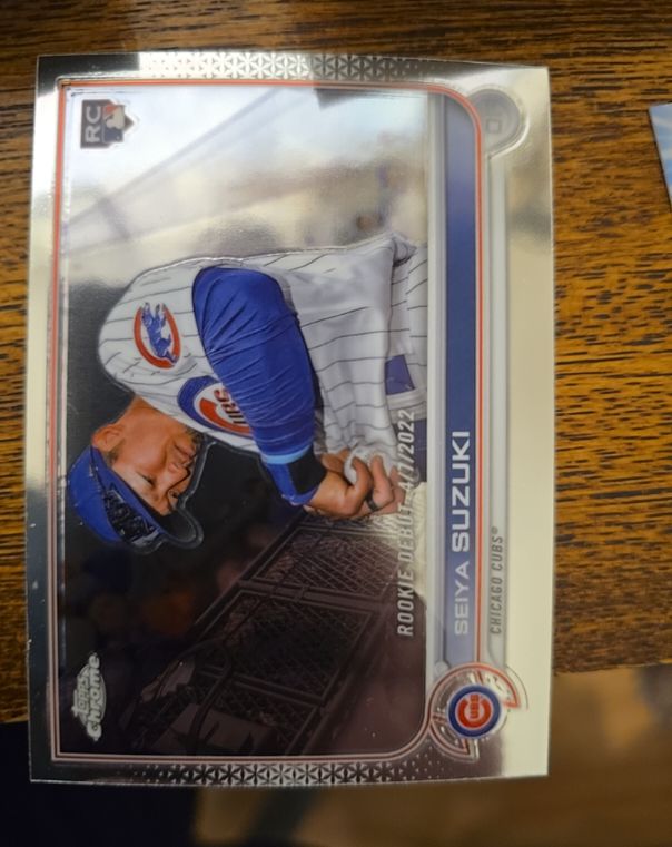 2022 Topps Chrome Update #USC144 Seiya Suzuki — front