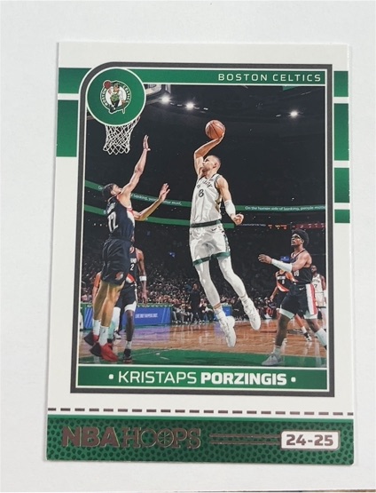 2024-25 Panini NBA Hoops #9 Kristaps Porzingis — front