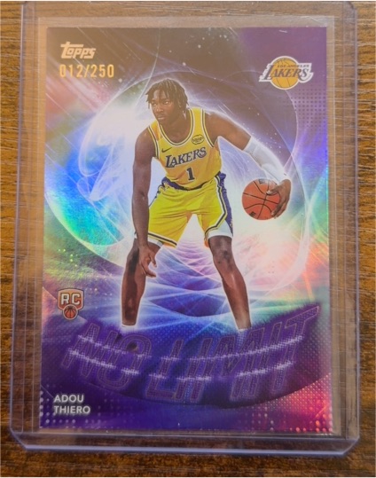 2025-26 Topps #NL-36 Adou Thiero No Limit — front