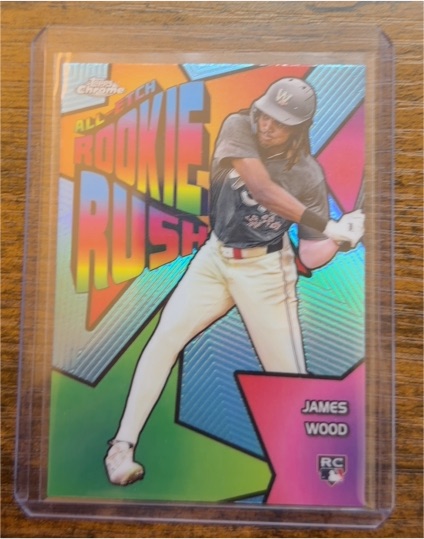 2025 Topps Chrome #CERR-7 James Wood All-Etch Rookie Rush — front