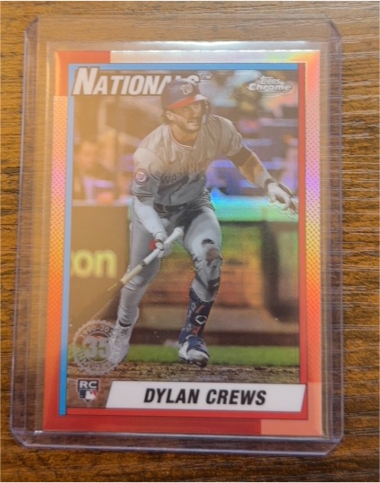 2025 Topps Chrome #90CB-16 Dylan Crews — front