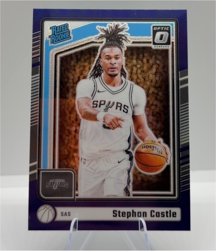 2024-25 Panini Donruss Optic #254 Stephon Castle Rated Rookie — front