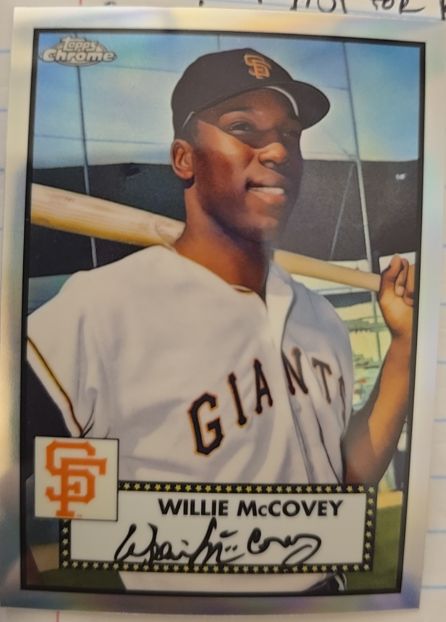2021 Topps Chrome Platinum Anniversary #656 Willie McCovey — front