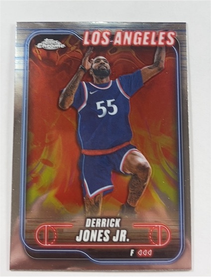 2024-25 Topps Chrome #177 Derrick Jones Jr. — front