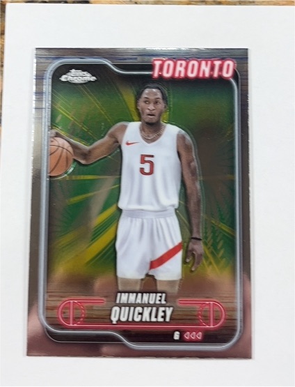 2024-25 Topps Chrome #57 Immanuel Quickley — front