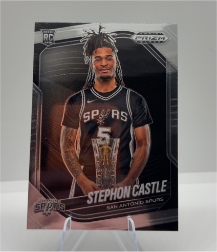 2024-25 Panini Prizm Black #96 Stephon Castle — front