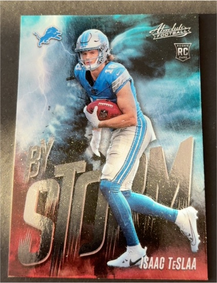 2025 Panini Absolute #5 Isaac TeSlaa By Storm Rookie Card — front