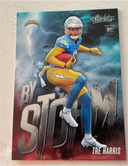 2025 Panini Absolute #18 Tre Harris By Storm Rookie — front