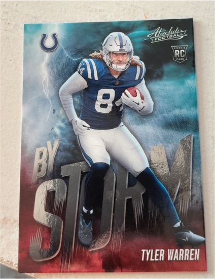 2025 Panini Absolute #20 Tyler Warren By Storm — front