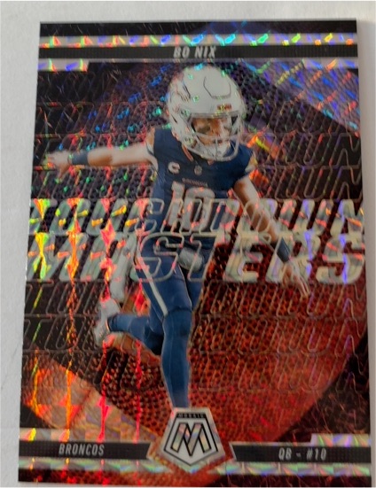 2025 Panini Mosaic Touchdown Masters #1 Bo Nix — front