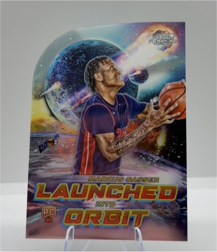 2023-24 Topps Cosmic Chrome Launched Into Orbit #LIO-10 Marcus Sasser — front