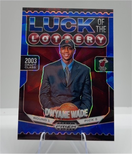 2024-25 Panini Prizm Black #5 Dwyane Wade Luck of the Lottery — front