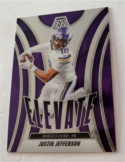 2025 Panini Mosaic #18 Justin Jefferson — front