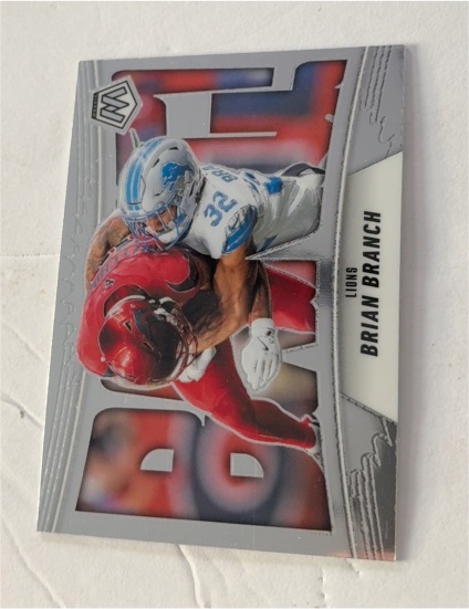 2025 Panini Mosaic #13 Brian Branch Bang! — front