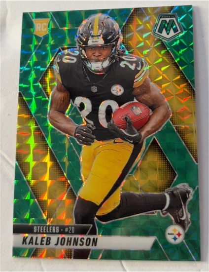 2025 Panini Mosaic #315 Kaleb Johnson — front