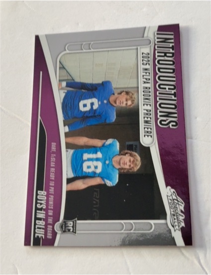 2025 Panini Absolute Introductions #I-JDT Jaxon Dart Isaac TeSlaa — front