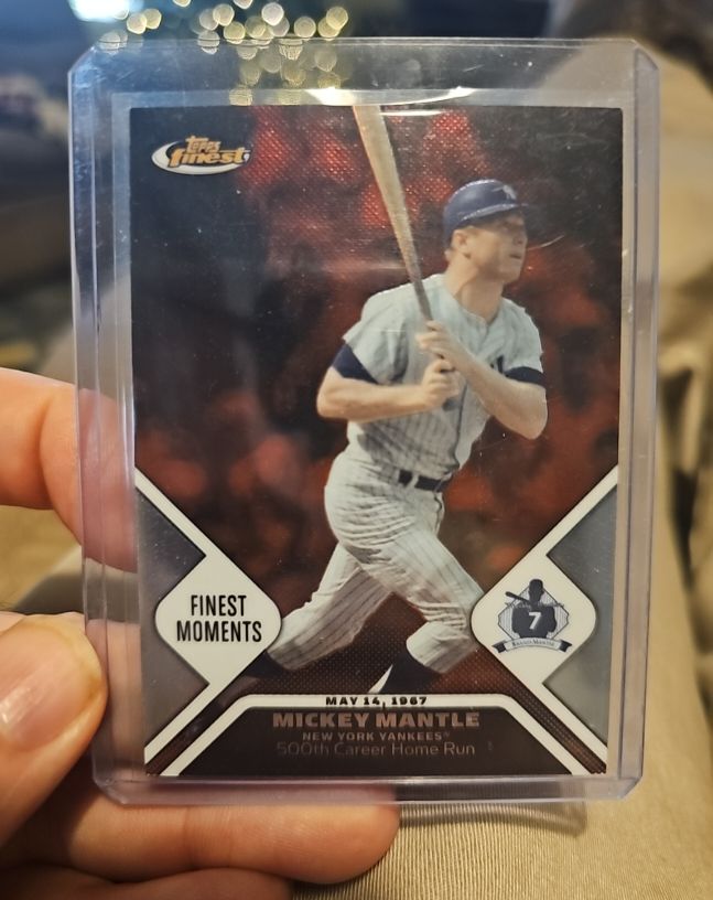2006 Topps Finest Moments #MMFM11 Mickey Mantle — front